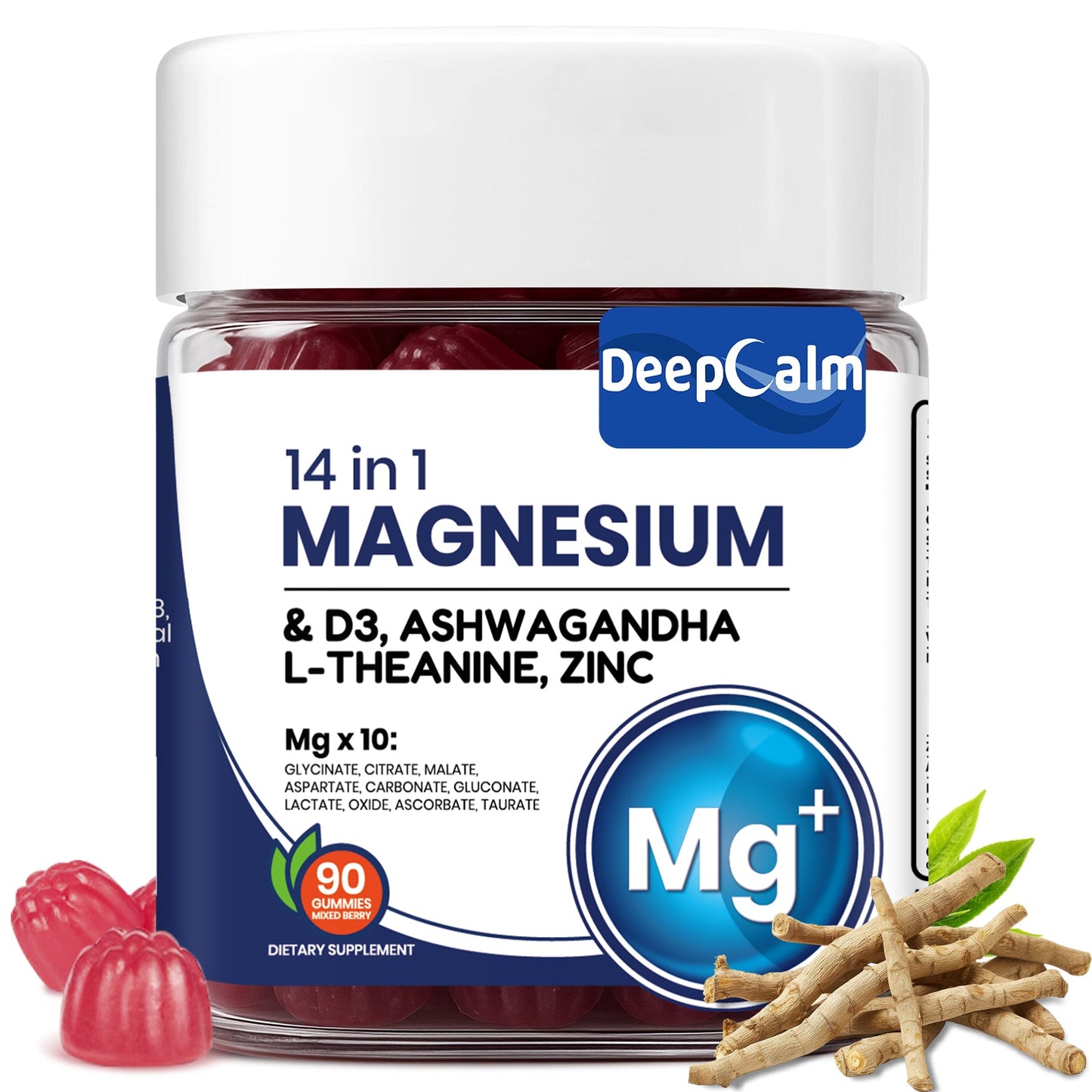 VEV DeepCalm 14-in-1 Magnesium Complex Gummies